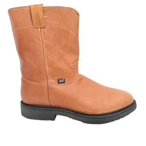 Justin Boots New Copper Caprice Pullon 10 inch Mens size 13 D 4762 leather EH